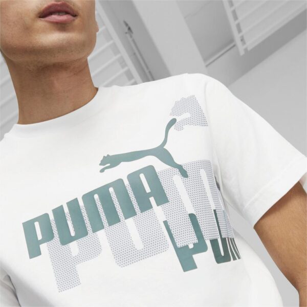 Puma Ess Logo Power Tee Ανδρικό Κοντομάνικο