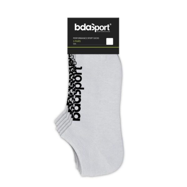 Body Action 3-Pack Unisex No-Show Socks