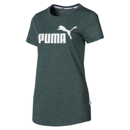 Puma Ess Logo Heather Tee Γυναικειο Κοντομανικο