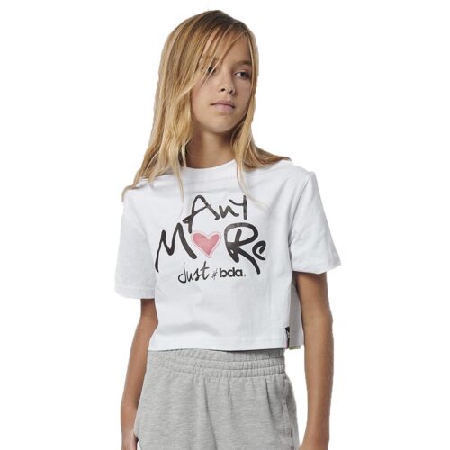 Body Action Girls Cropped T-Shirt Παιδικό-Εφηβικό Κοντομάνικο
