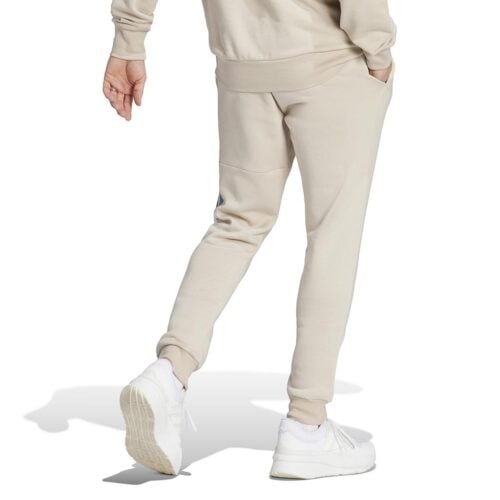 Adidas Essentials Fleece Tapered Cuff Big Logo Pants