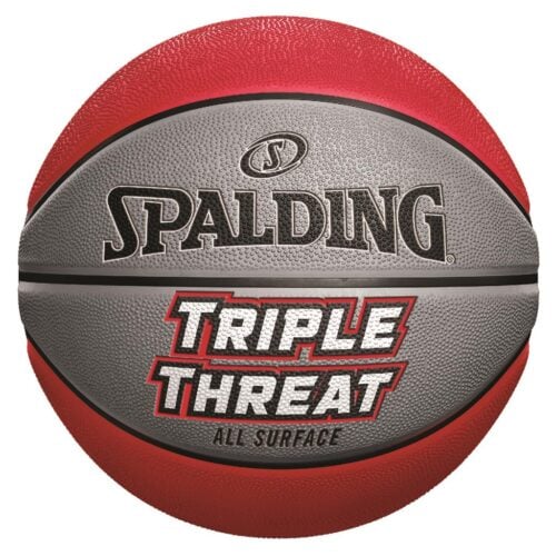 Spalding Triple Threat Rubber Basketball Size 7