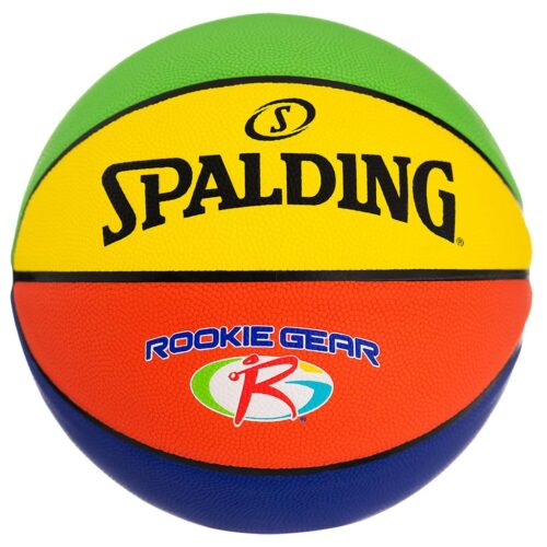 Spalding Rookie Gear Multi Color Rubber Basketball