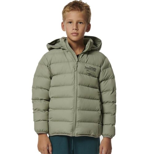 Body Action Boys Puffer Jacket With Detachable Hood
