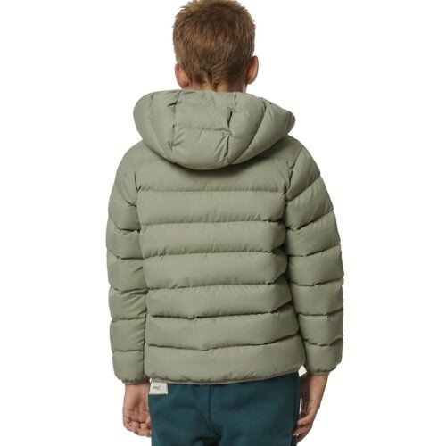 Body Action Boys Puffer Jacket With Detachable Hood