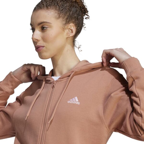 Adidas Essentials Linear Full-Zip French Terry Hoodie